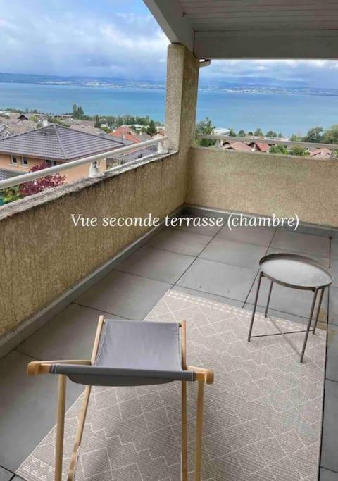 Magnifique Appart Renove Evian Duplex Vue Lac 8 Pers Kültér fotó