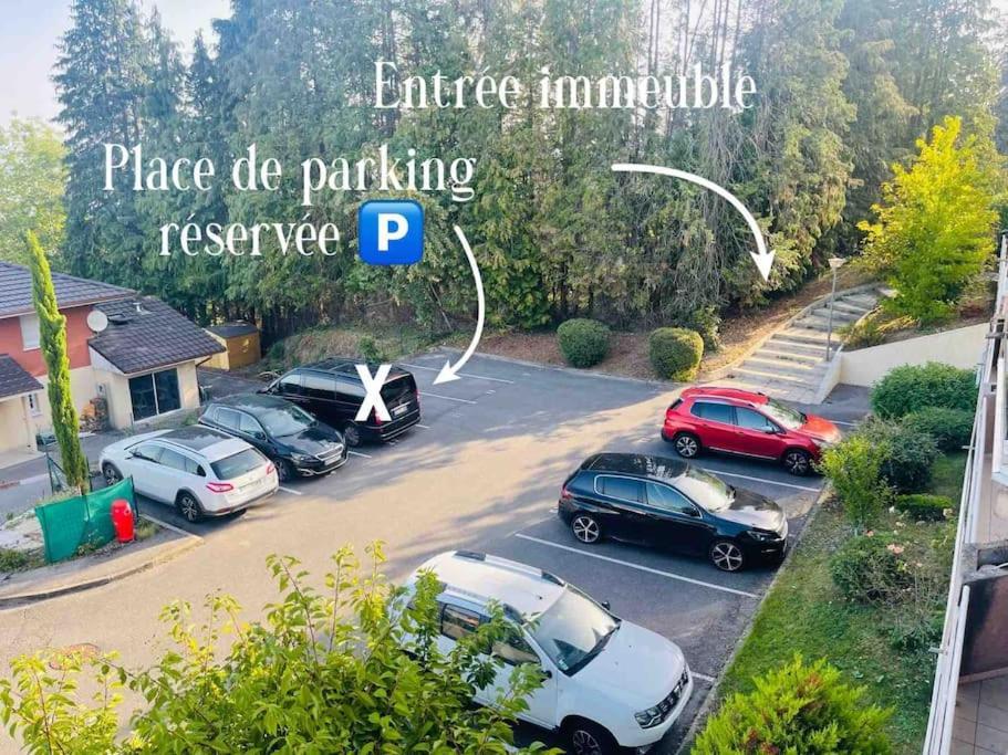 Magnifique Appart Renove Evian Duplex Vue Lac 8 Pers Kültér fotó